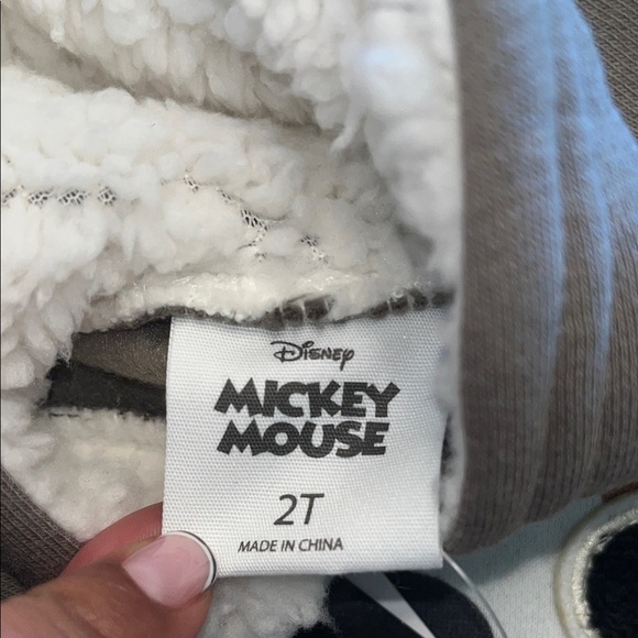 Disney NWT Character Kids' 3 Piece Set, Mickey Mouse Tee Jogger Hooded Jacket 2T - Picture 7 of 9